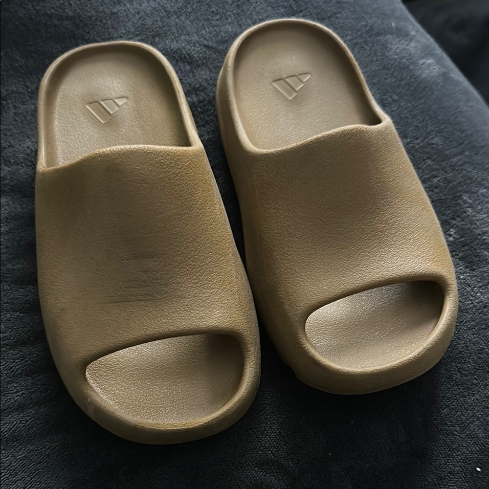 Tan Slide Sandals